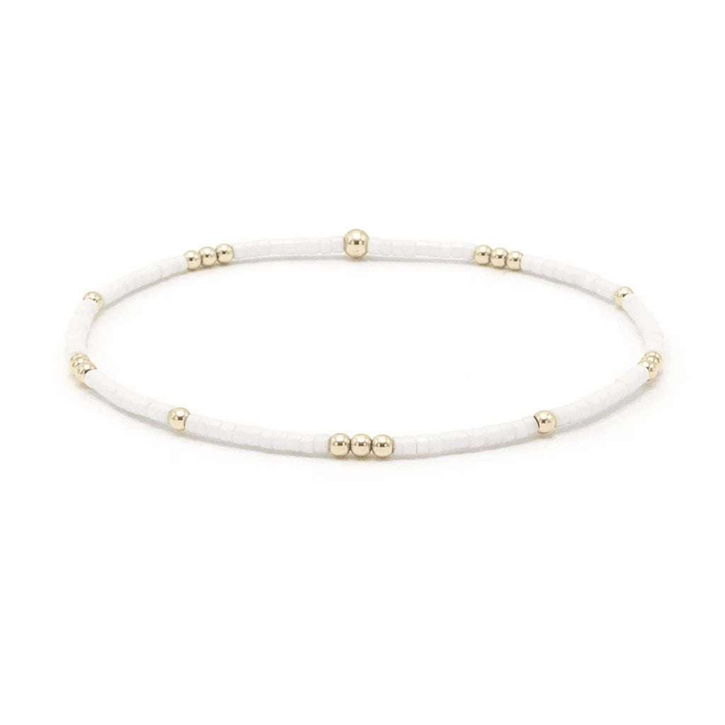 2mm Newport COTTON + Gold Filled Waterproof Bracelet: 7.0"