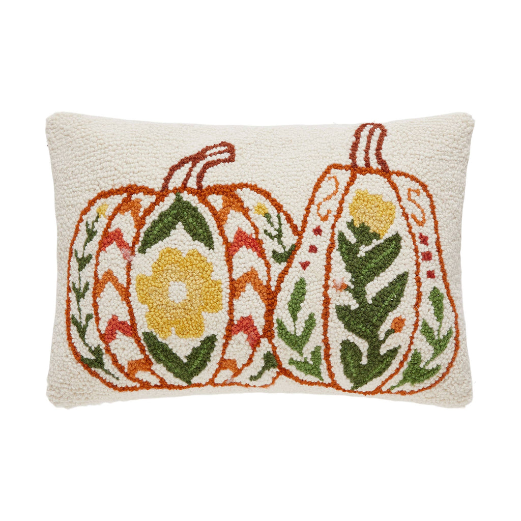 Fall Folk Pumpkin Lumber Hook Pillow
