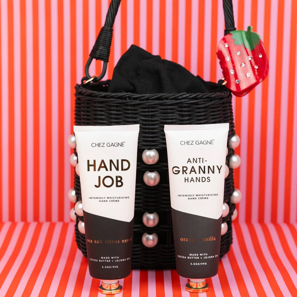 Hand Job - Funny Hand Cream Gift, Sea Salt Citrus + Neroli