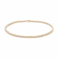 2mm Newport GOLDEN + Gold Filled Waterproof Bracelet: 7"