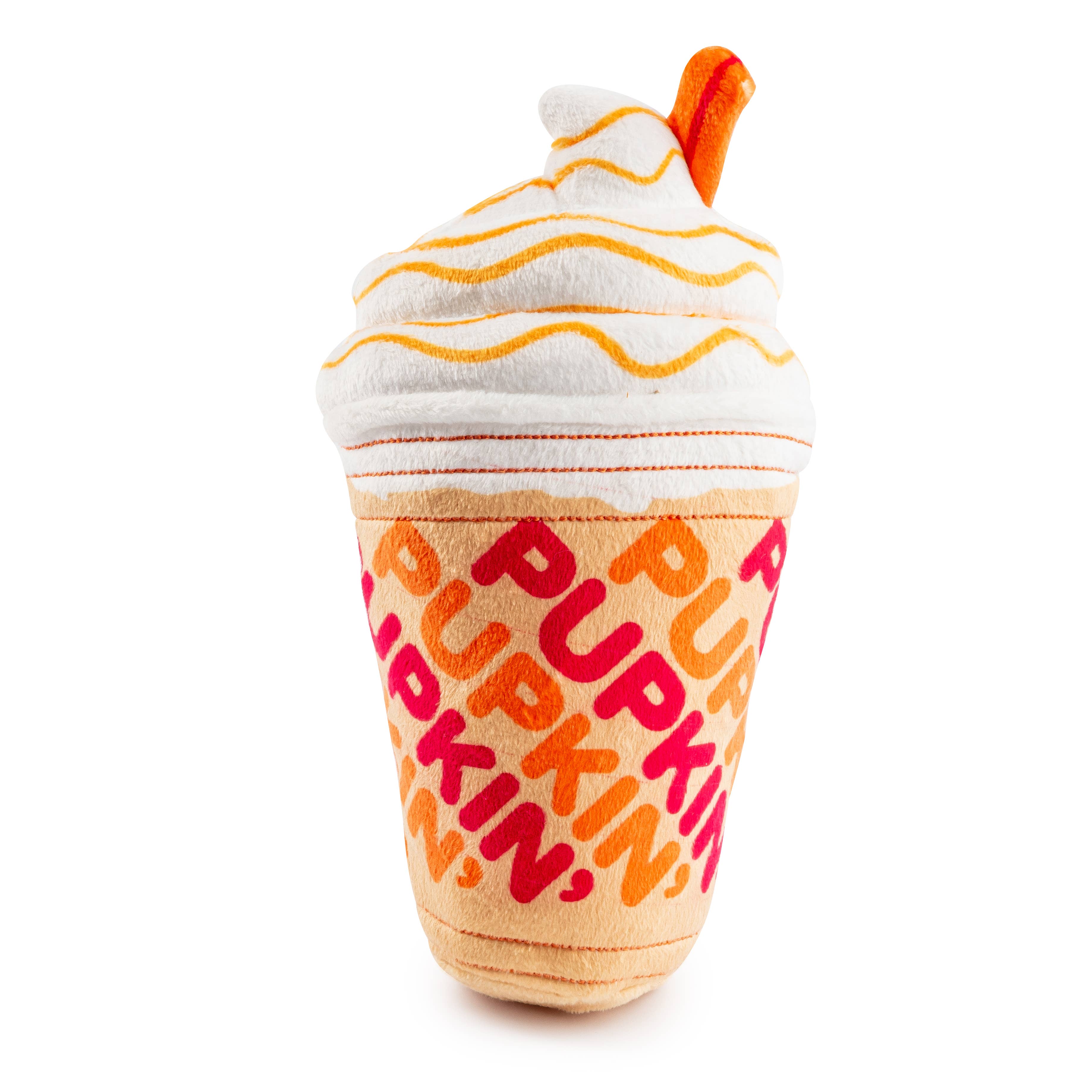 Pupkin' Donuts Iced Coffee  | Plush Squeaker Dog Toy