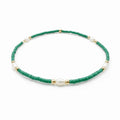 Game Day - Pearl, Green & Gold-Filled Waterproof Bracelets