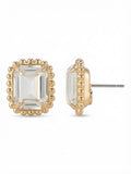 Octavia Scalloped Stud Earrings - EBW18BGCRY: Clear