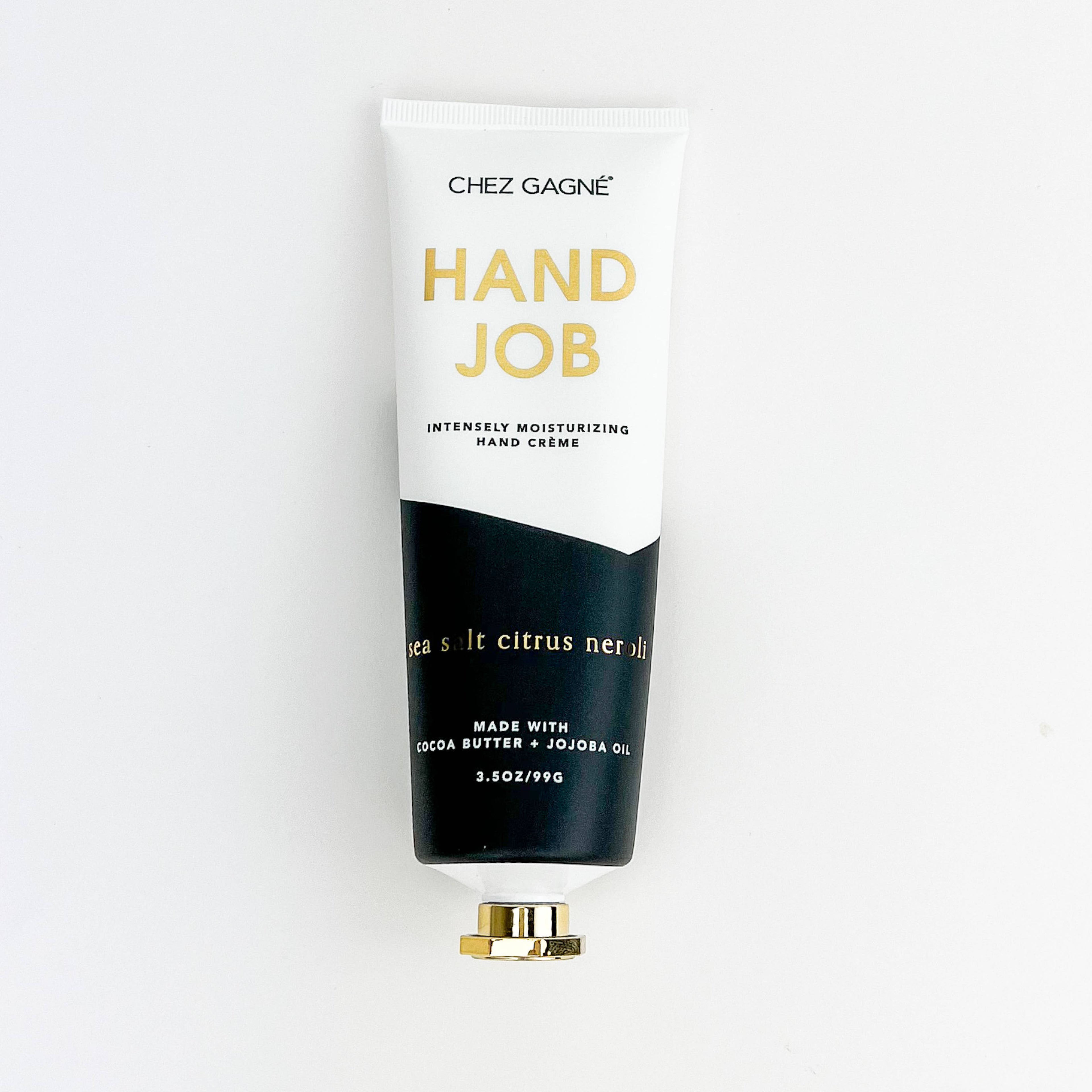 Hand Job - Funny Hand Cream Gift, Sea Salt Citrus + Neroli