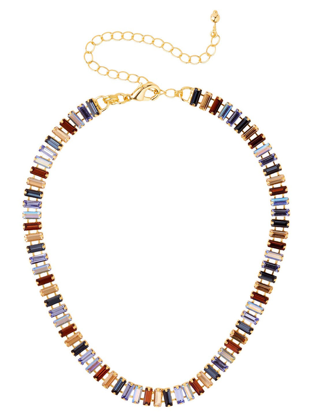 Bianca Choker Tennis Necklace - NFY55BGDNM: Blue