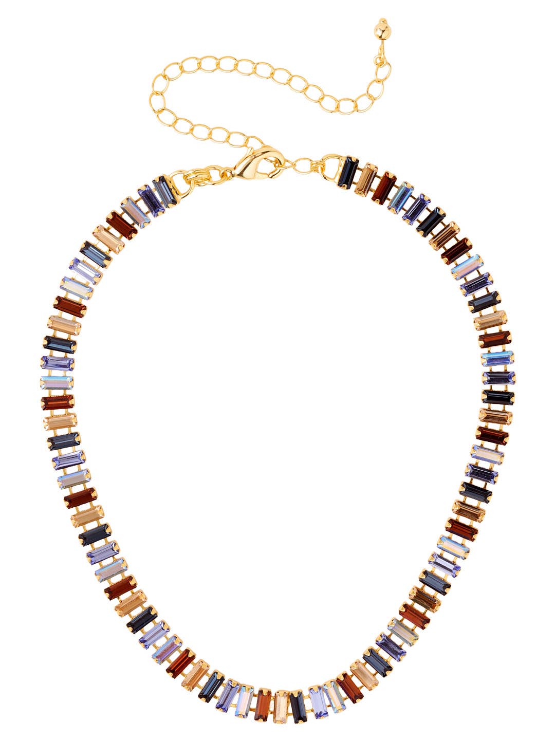 Bianca Choker Tennis Necklace - NFY55BGDNM: Blue