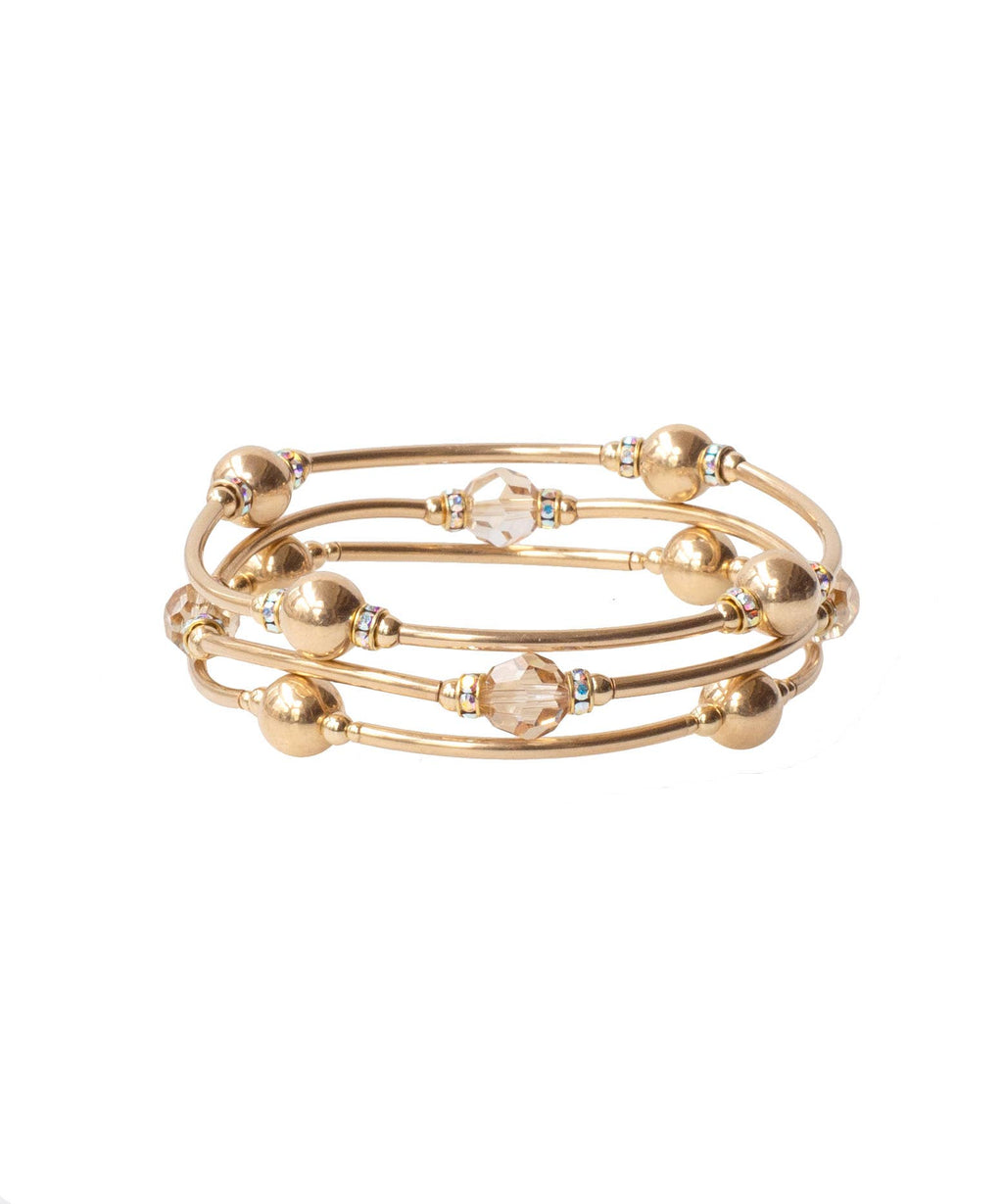 8mm Gold-Filled Blessing Bracelet: S