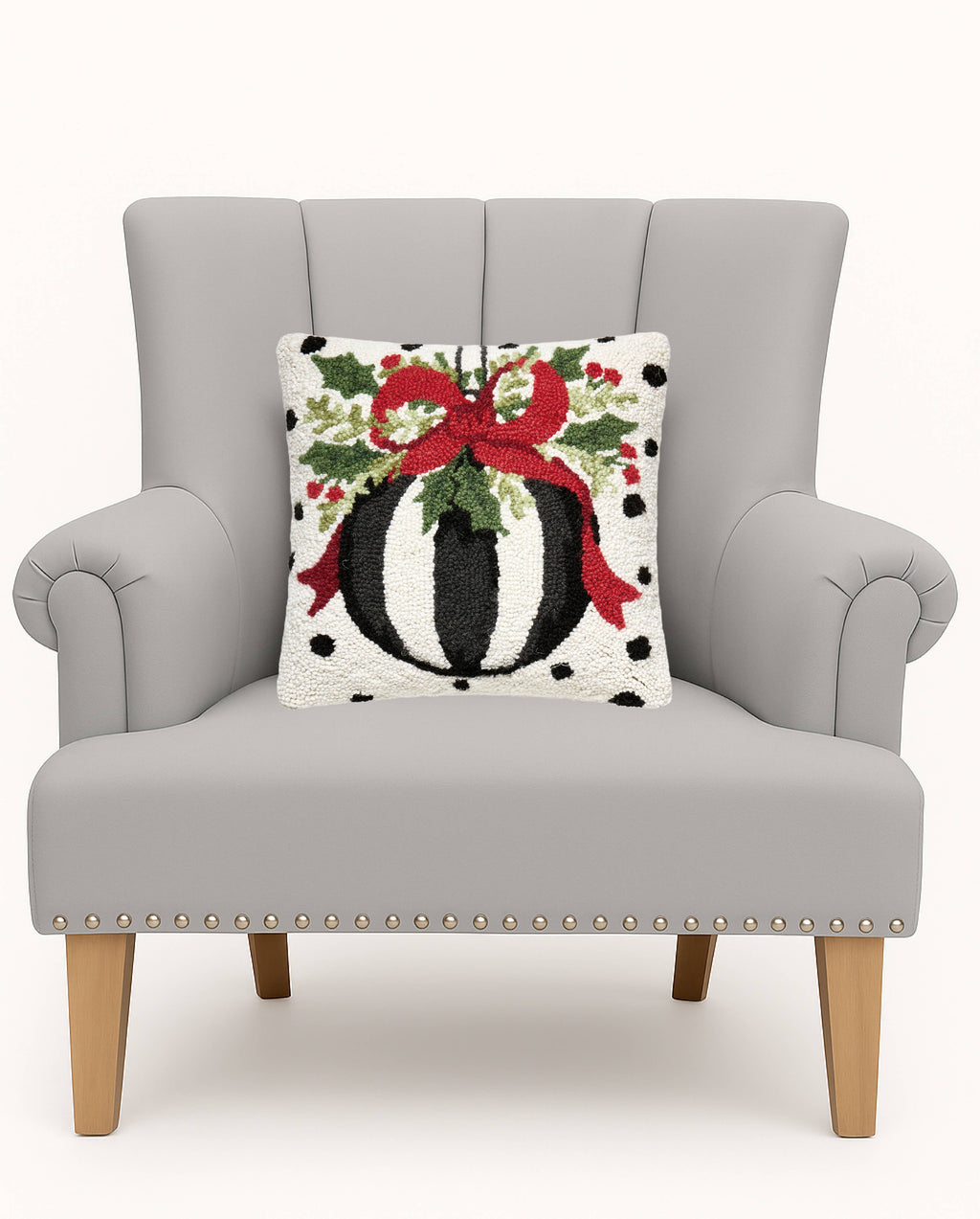 Polka Ornament Hook Pillow