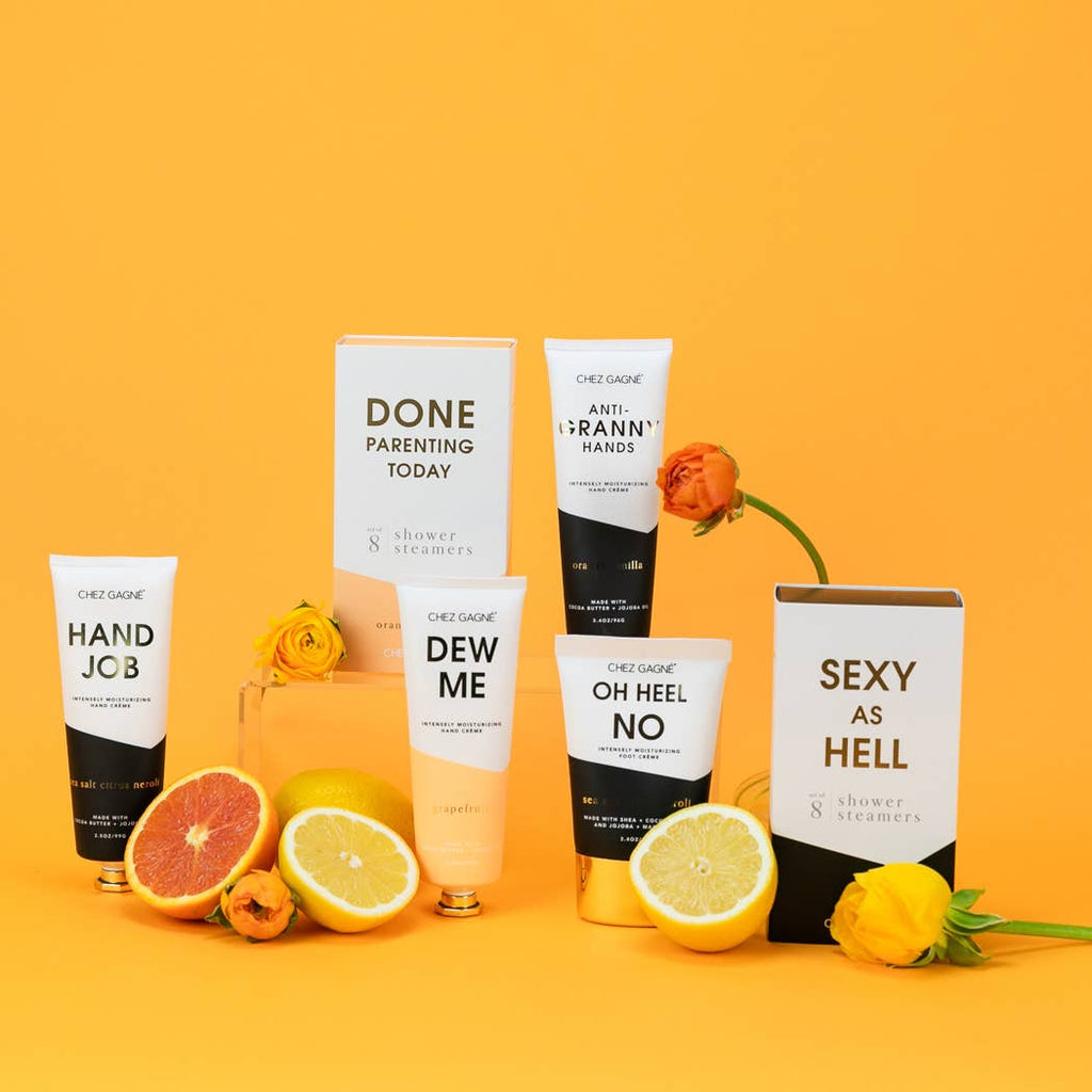 Hand Job - Funny Hand Cream Gift, Sea Salt Citrus + Neroli