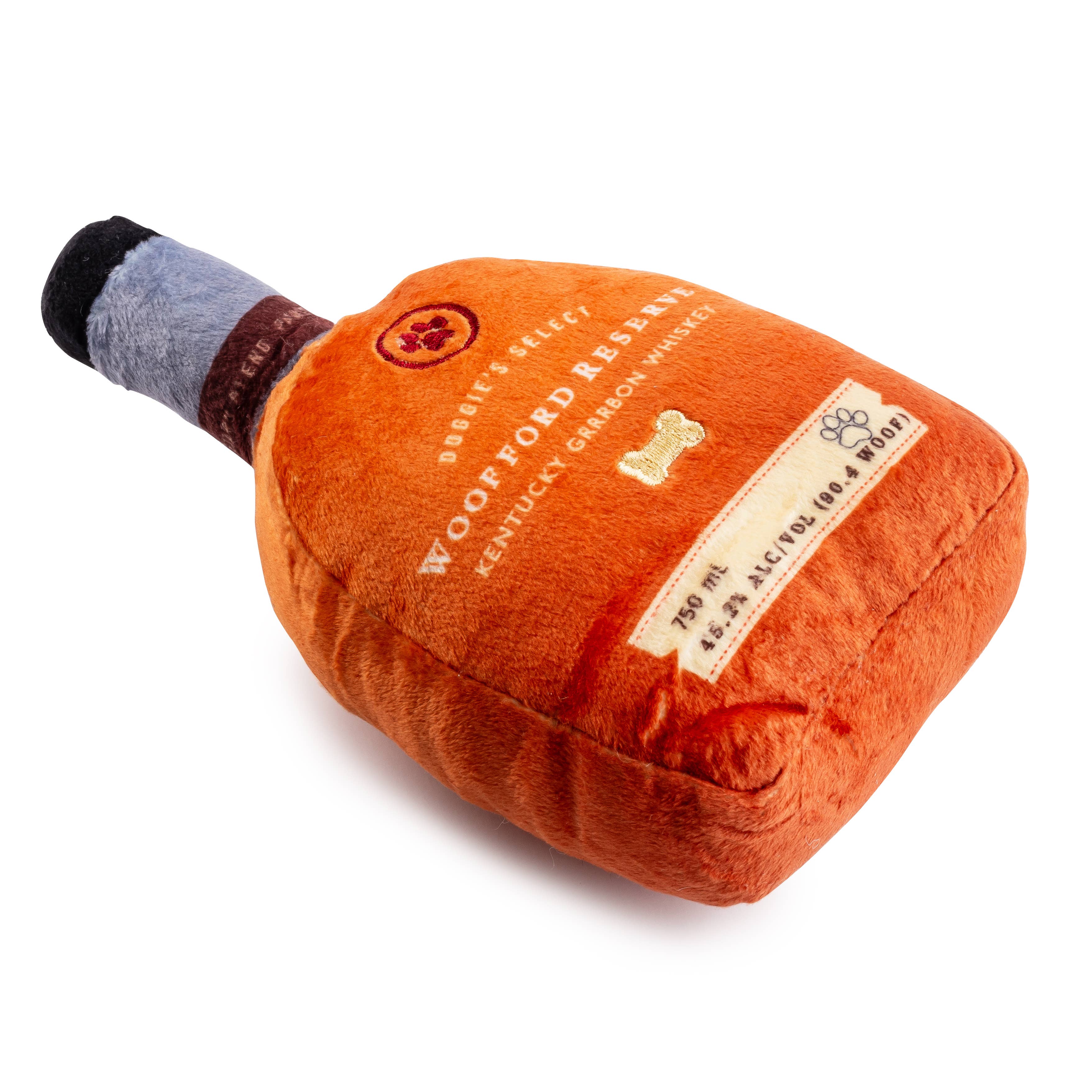 Woofford Reserve Bourbon | Plush Squeaker Dog Toy