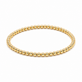 3mm Gold Filled Karma waterproof bracelet: 6.5"