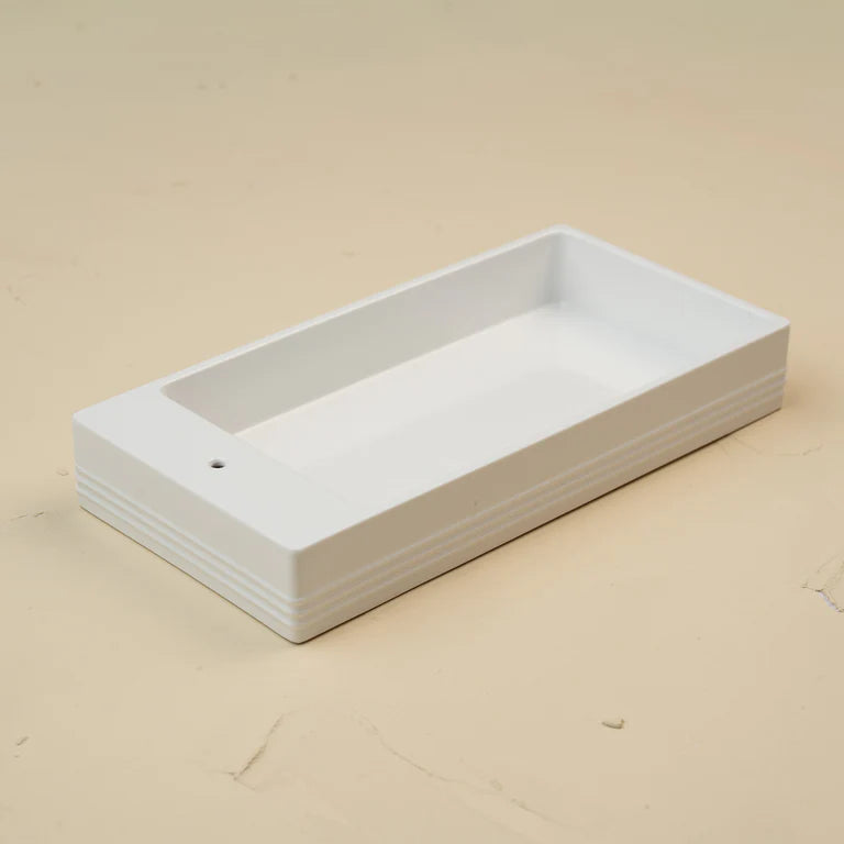 Melamine Guest Towel Holder | Pinstripes