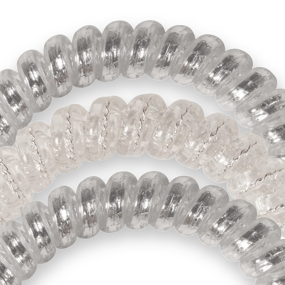 Silver Slay Hair Ties
