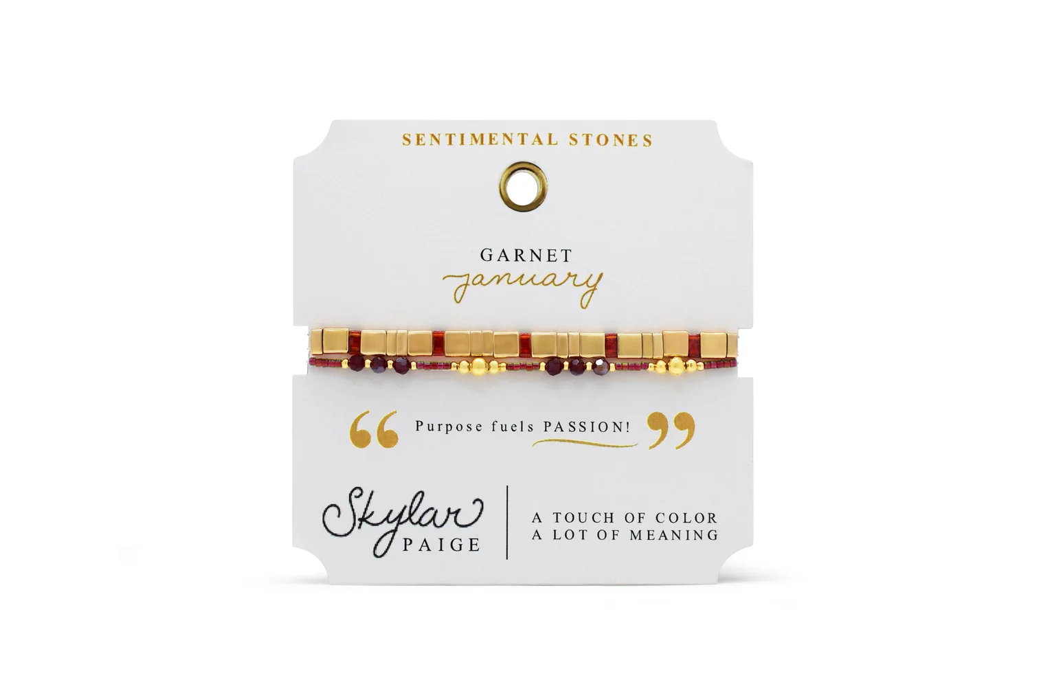 Sentimental Stones | January/Garnet