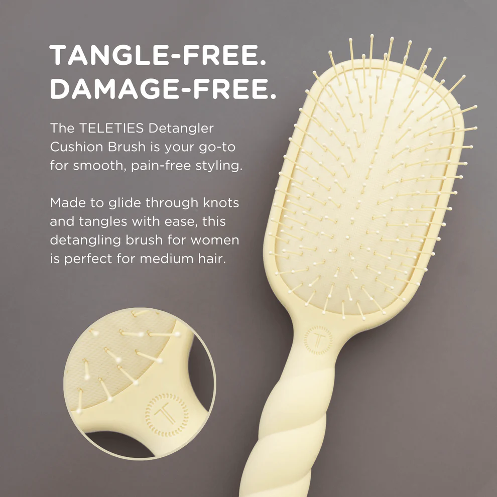 Detangler Hair Brush for Medium Hair | Tan