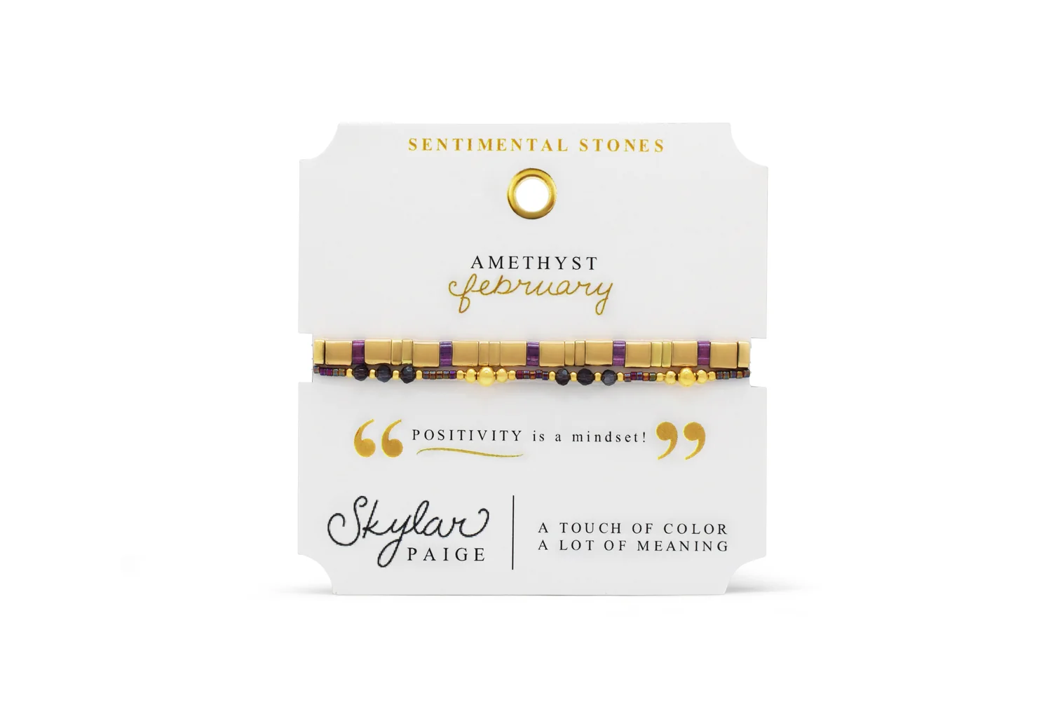 Sentimental Stones | February/Amethyst