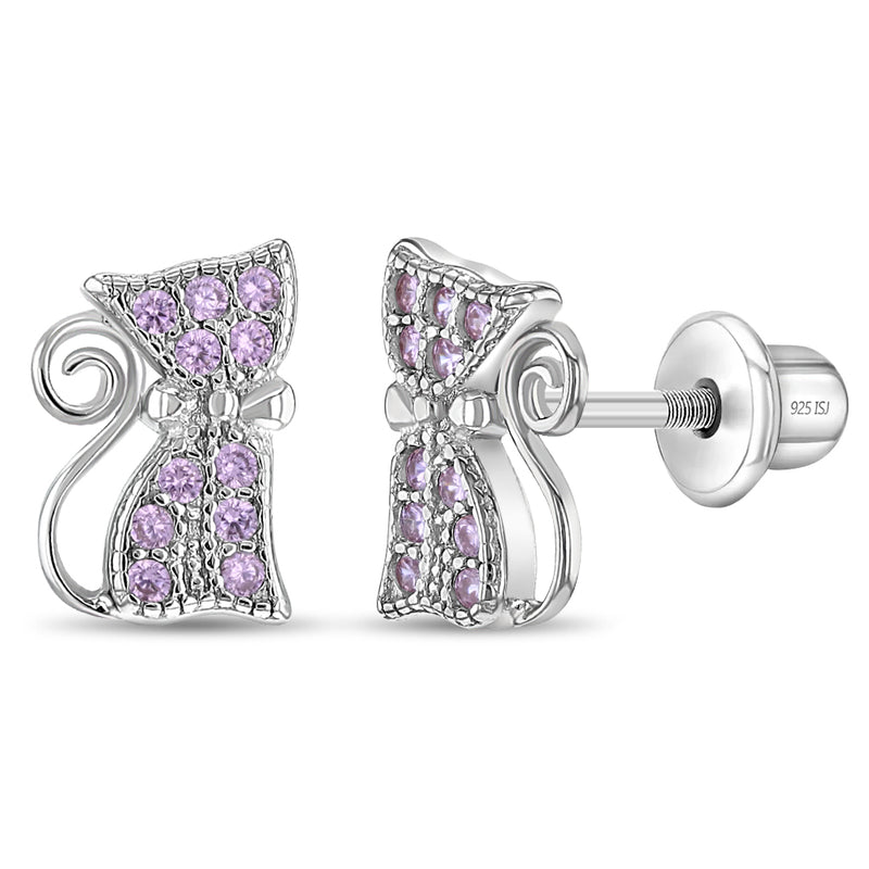 Sassy Kitty Cat Girl Earrings