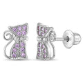 Sassy Kitty Cat Girl Earrings