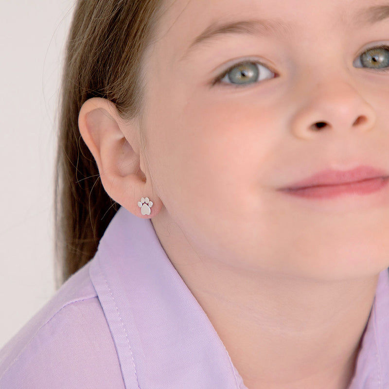 My Furry Friend Paw Kid Earrings