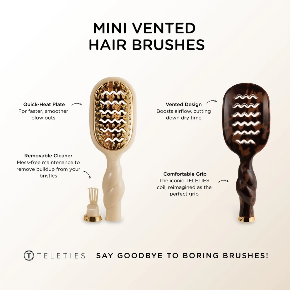 Vented Hair Brush | Tan