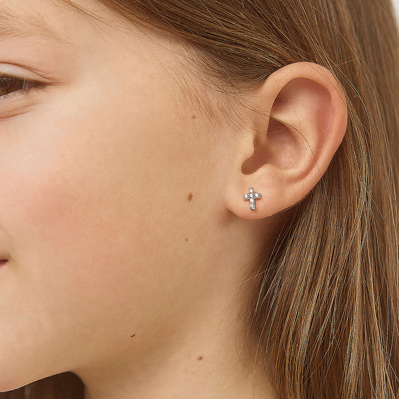 The Perfect Cross Girl Earrings