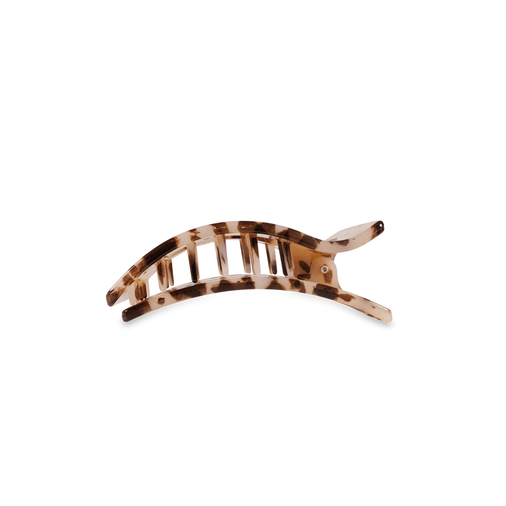 Blonde Tortoise Flat Rectangle Hair Clip