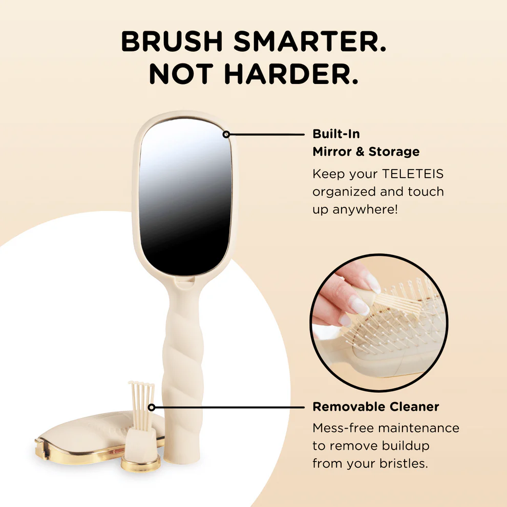 Detangler Hair Brush for Medium Hair | Tan