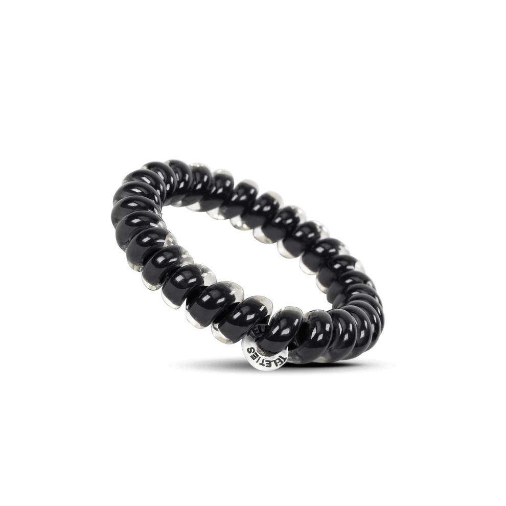 Jet Black Hair Ties