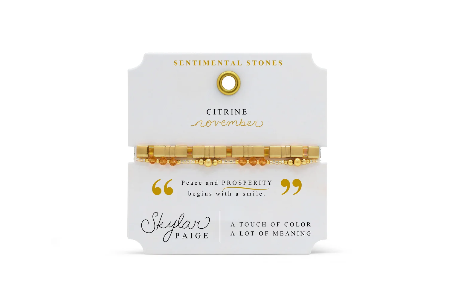 Sentimental Stones | November/Citrine