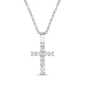 CZ Cross Kids Pendant Necklace