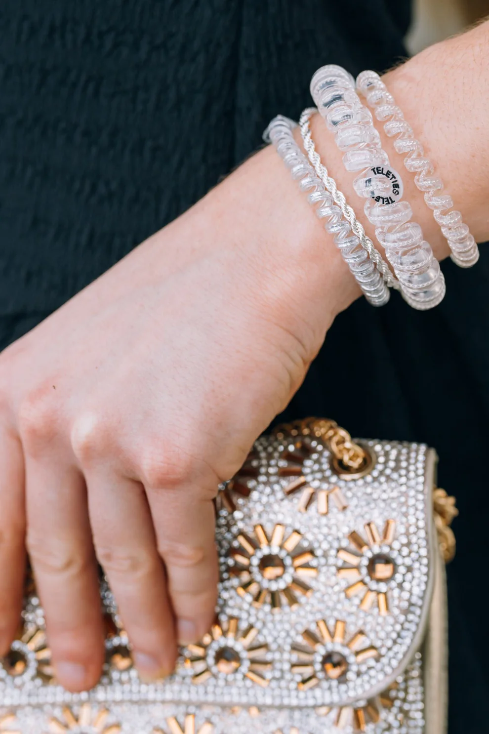 Silver Slay Hair Ties