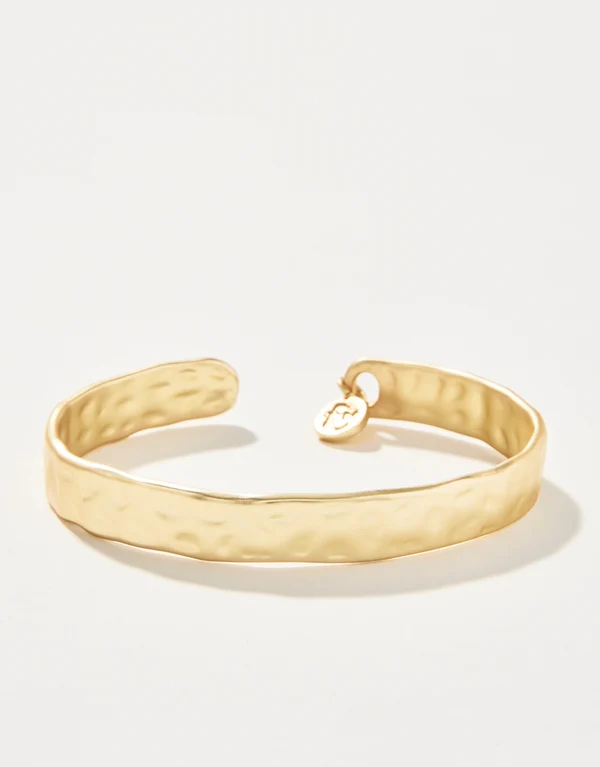 Hammered Cuff Gold