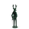 Medium Standing Stag with Walking Stick