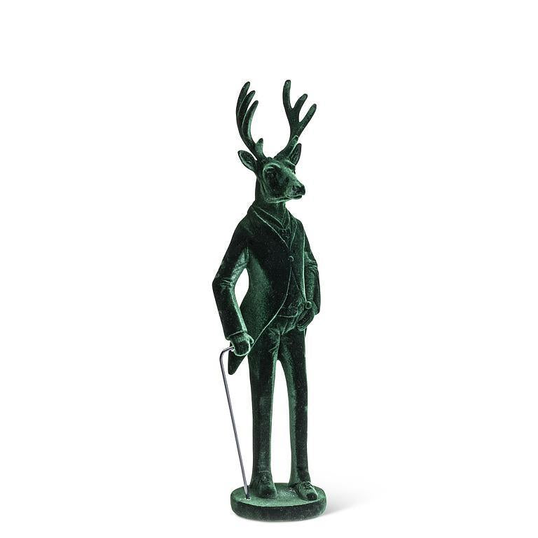 Medium Standing Stag with Walking Stick