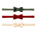 3 Piece Velvet Tuxedo Christmas Bows