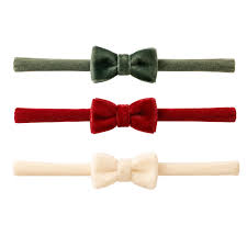 3 Piece Velvet Tuxedo Christmas Bows