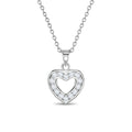 Open CZ Heart Children's Necklace