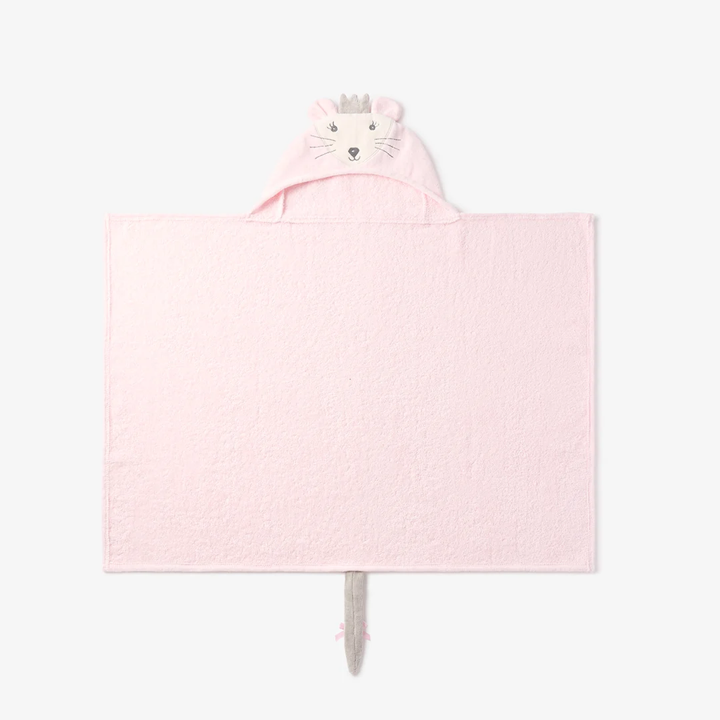 Mouse Hooded Baby Bath Wrap