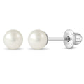 Classic Freshwater Cultured Pearl Kids Earrings