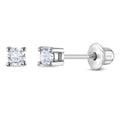 My First Solitaire Baby Earrings