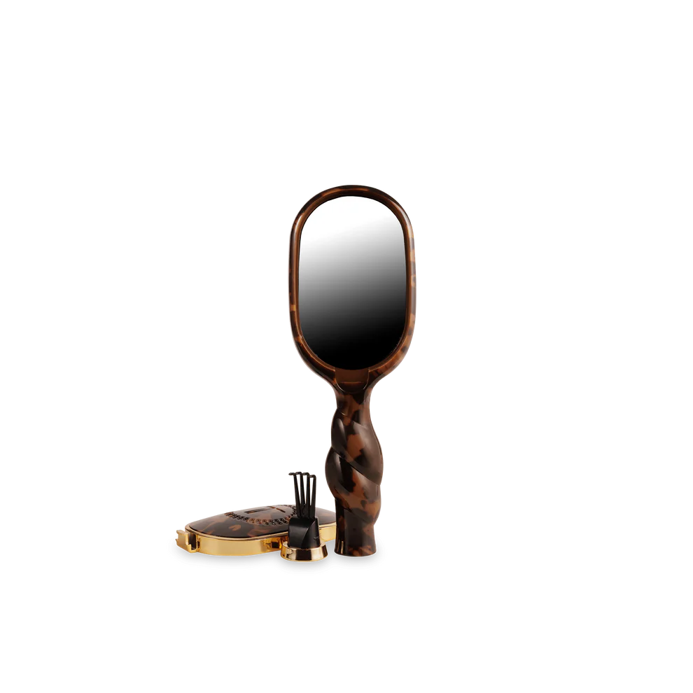 Mini Boar Bristle Hair Brush | Tortoise
