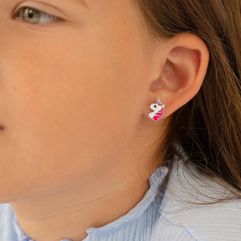 Rainbow Unicorn Children's Earrings