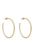 Fine Line Hoop Earrings