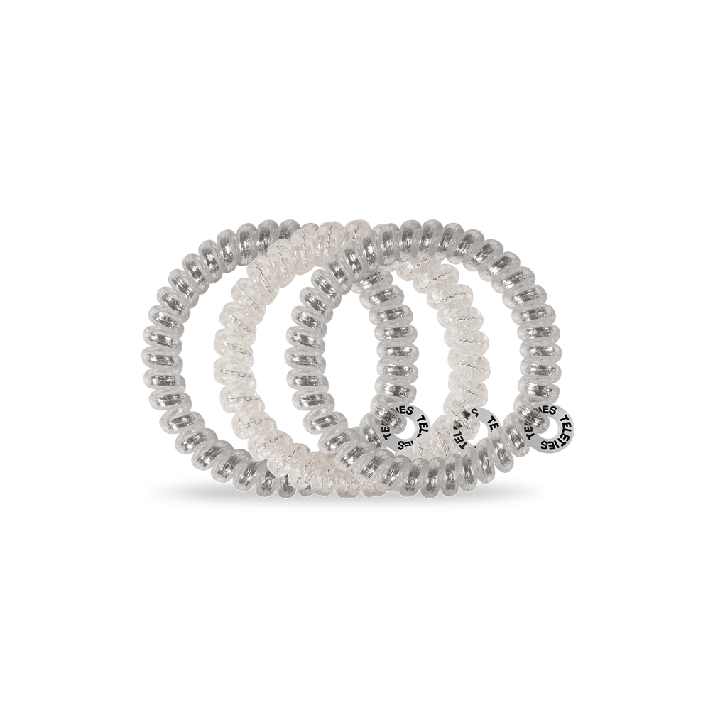 Silver Slay Hair Ties