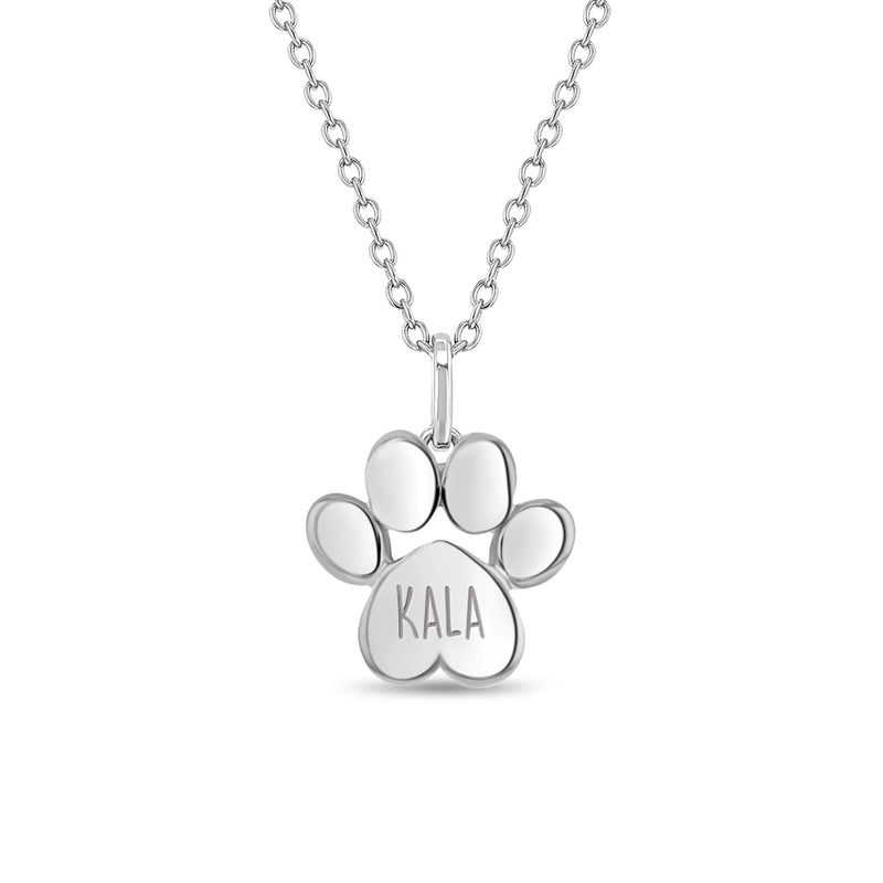My Best Friends Paw Girls Pendant