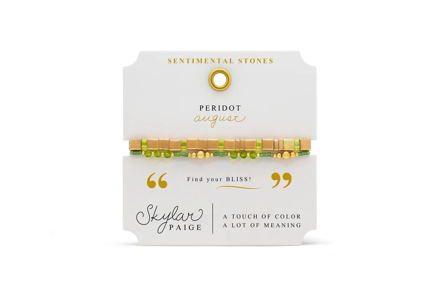 Sentimental Stones | August/Peridot