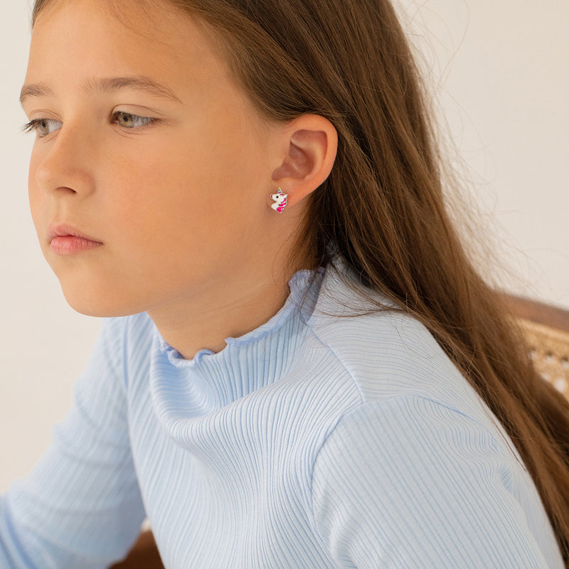Rainbow Unicorn Children's Earrings