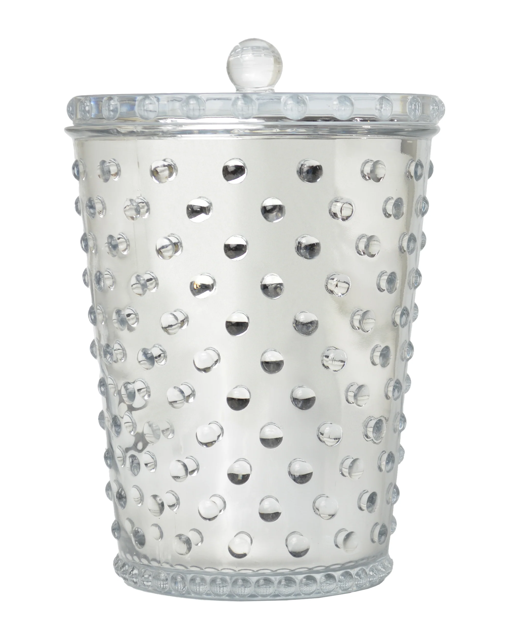 Grande Vanilla Bean Hobnail Glass Candle