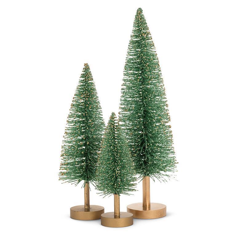 Medium Brush Tree with Glitter