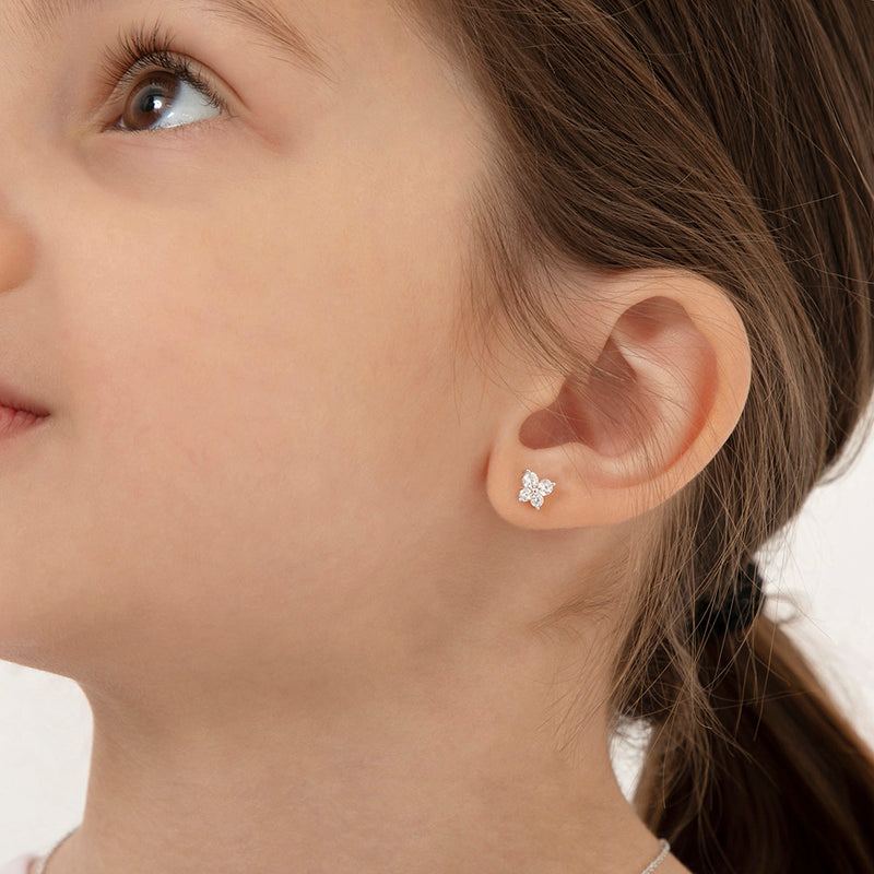 Teenie Tiny Butterfly Toddler Earrings